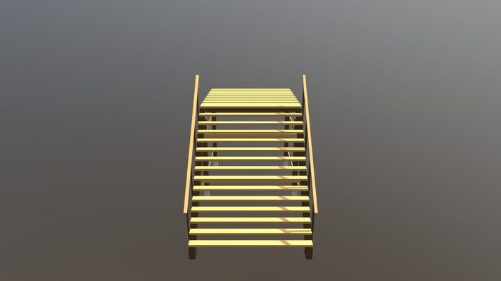 stair 4x2 3D Model