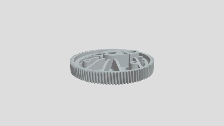 Rear wiper gear VW Touareg 3D Model