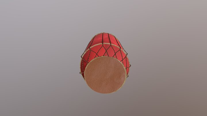 Gendang Bulo 3D Model