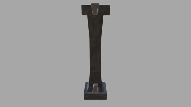 Stone pillar 3D Model