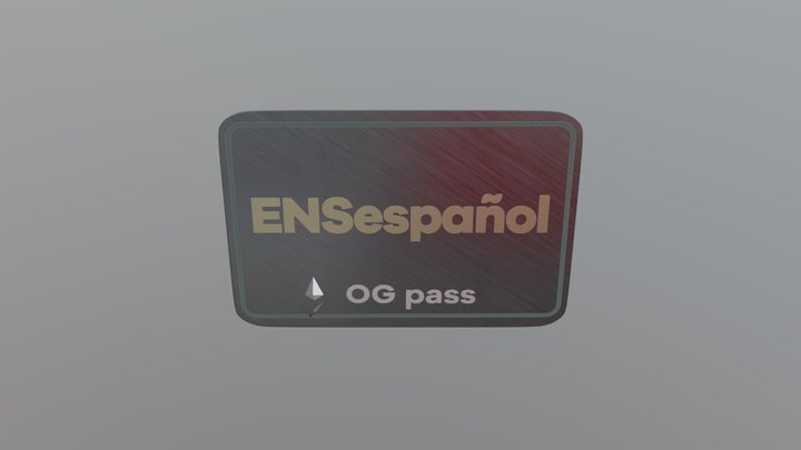 pisco card2 3D Model