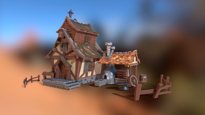 Ironsmith's House 3D Model