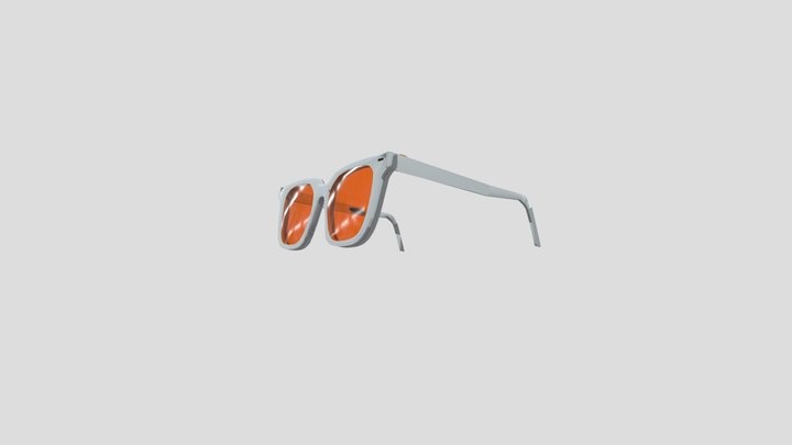 Orange-tinted glasses