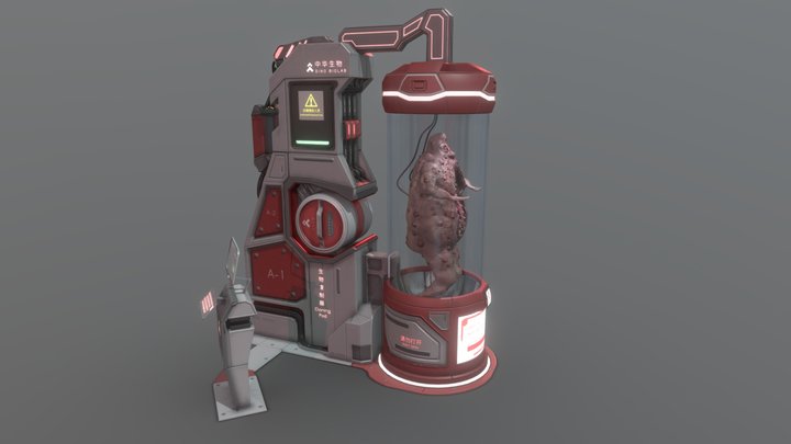 Cloning Machine 3D Model