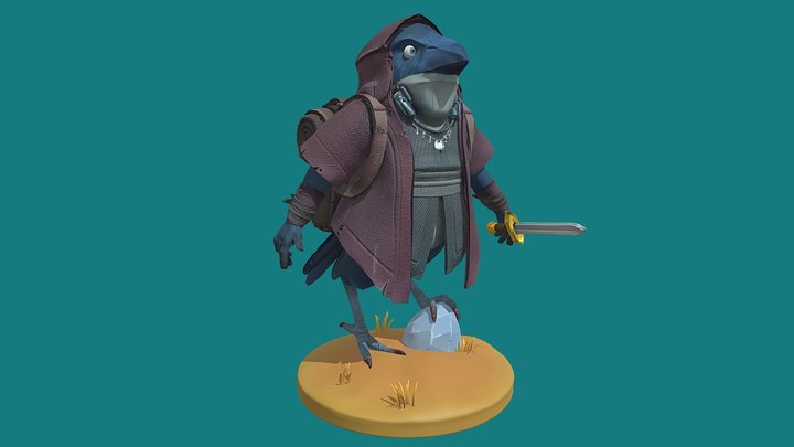 Kenku (concept by Corviday) 3D Model