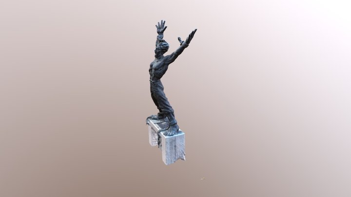 Patung Pembebasan Irian Barat 3D Model