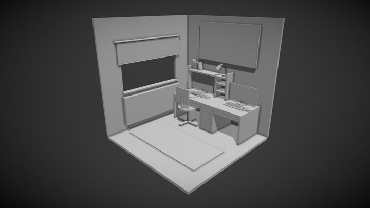 My Workstation 3D Model