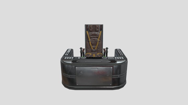 Spacecraft Plane Cockpit Seat – Modello 3D gratuito STL