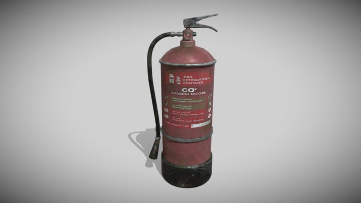 Fire Extinguisher Model 3D Model