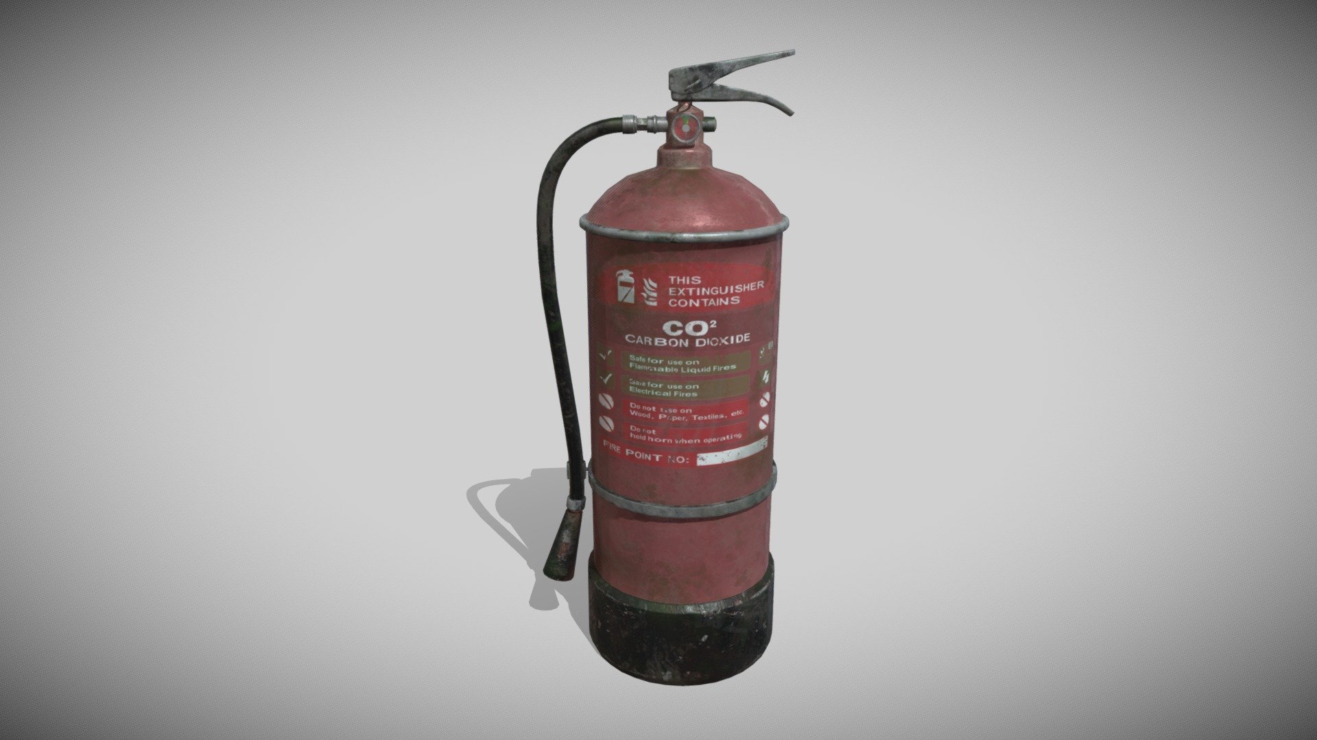 Fire Extinguisher Model - 3d Model By Caryslaceygameart [21cb2a4 