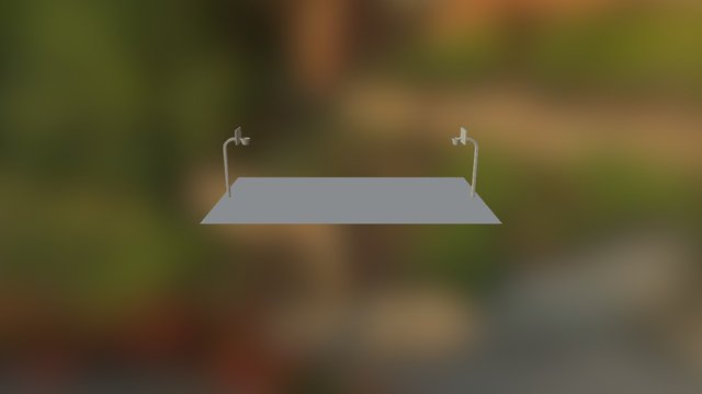 QUADRA DE BASQUETE 3D Model