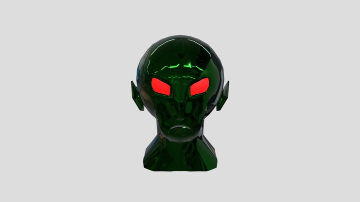 alienheadsketchfinal 3D Model