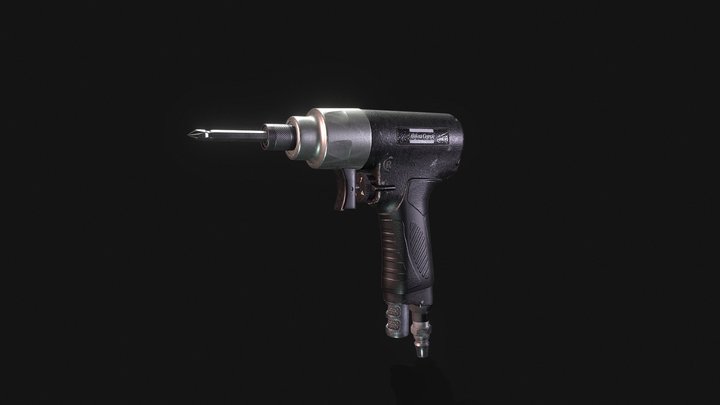 Bolt Gun 3D Model
