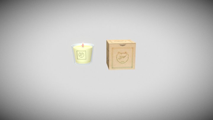 "Organdle" candle 3D Model