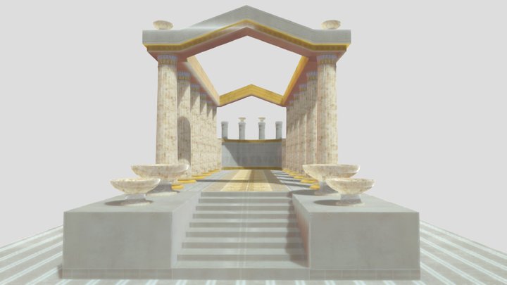 Predator Temple 3D Model