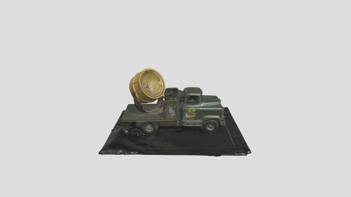 Toy Army Truck 3D Model