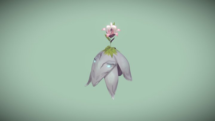 Stone Flower 3D Model