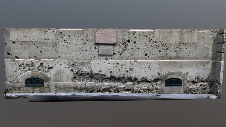 Wall Ecole des Mines Paris 3D Model