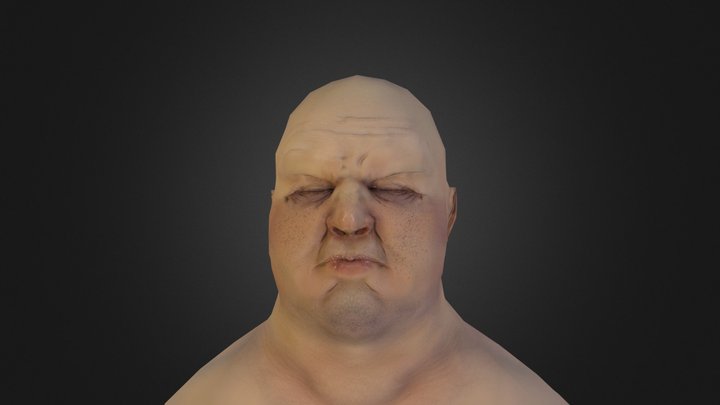 Head Bust 3D Model