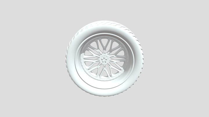 CGC - Modelling With Modifiers - Car Wheel 3D Model