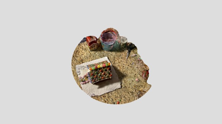 Gingy Bread House 3D Model