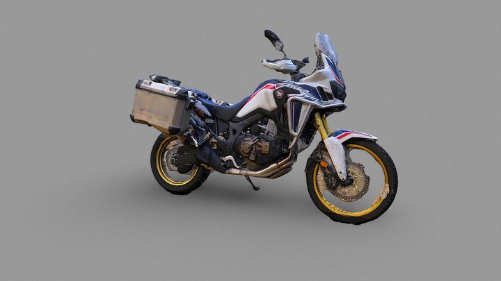Honda Africa Twin Motorbike – Modelo 3D gratuito STL