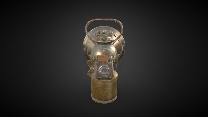 Lamp Karbid Riemann'S FAVORIT 3D Model
