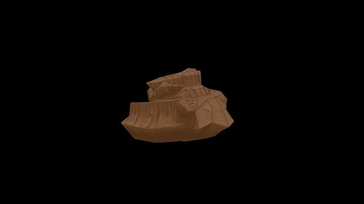K'aresh - Large Rock 3D Model