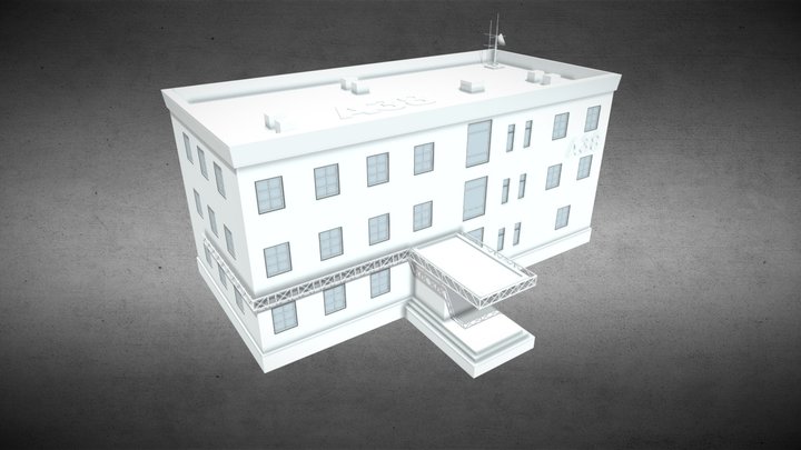 DHP A38 Office V8 3D Model