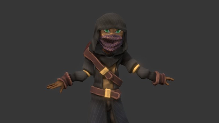 Thieves Guild Merchant 3D Model