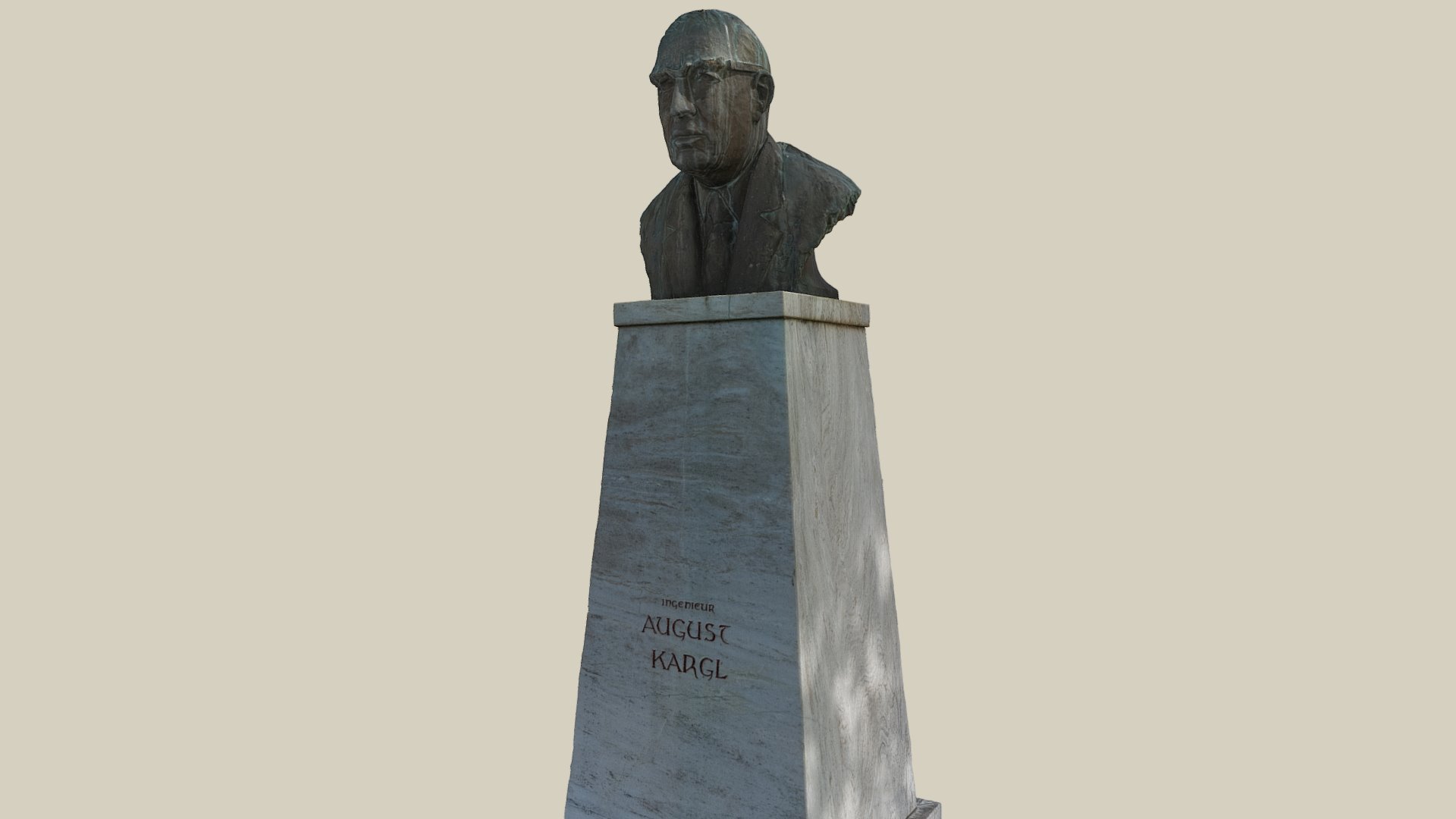 Denkmal August Kargl — Sketchfab embed 3D viewer