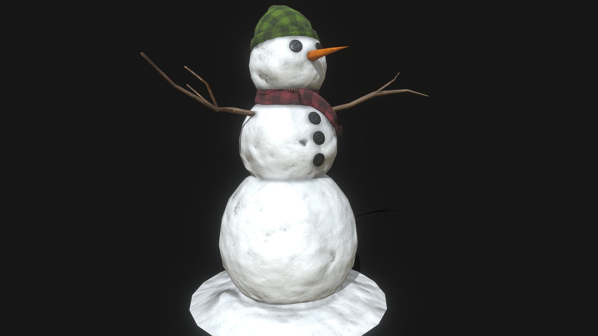 PBR Snowman - Download Free 3D model by Ferocious Industries ...