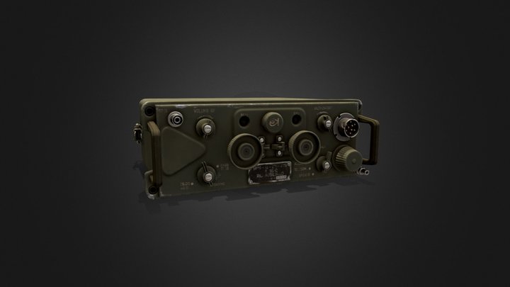 Elmer R95-C | Military Radio Receiver 3D Model
