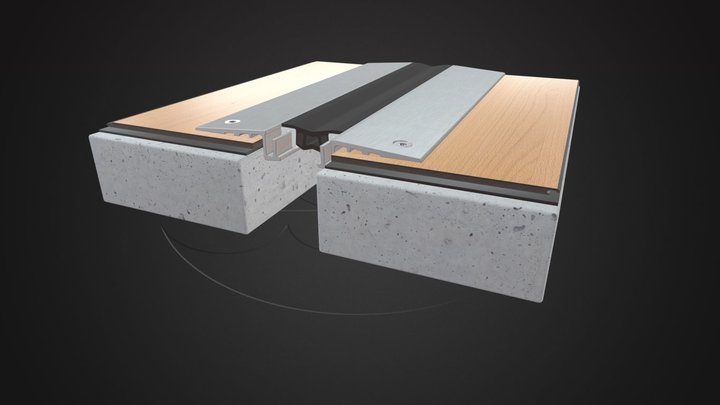 GFS40.0 –surface mounted with co-extruded gasket 3D Model