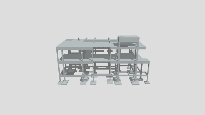 3D Estrutura Prof Eduardo (V2) 3D Model