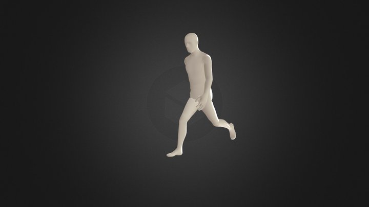 Walk Animation 3D Model