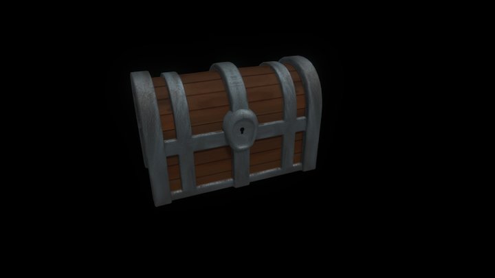 Assignment 1A Stylized chest 3D Model