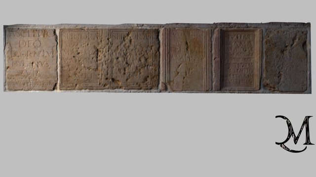 Inscripciones romanas de la Basílica de Valencia 3D Model