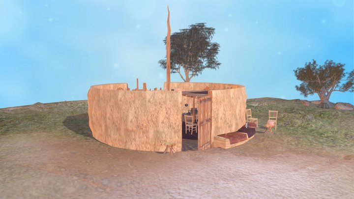 Ethiopian House Model 3D Model