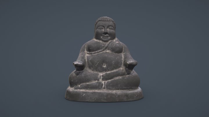 Buda Statue Scan 3D Model