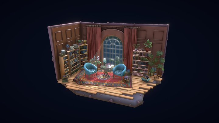 The Library 3D Model