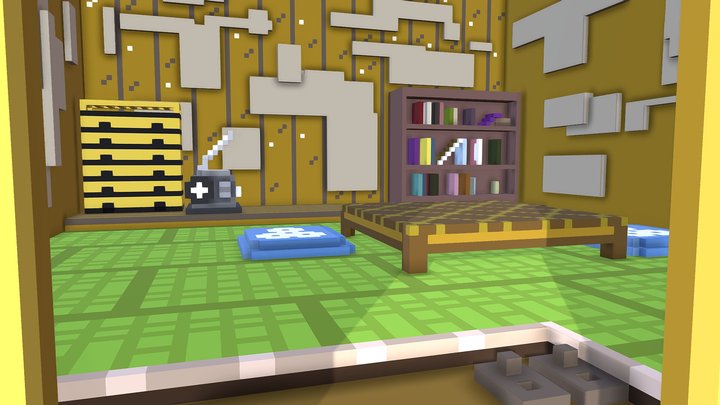 Violet City House A 3D Model