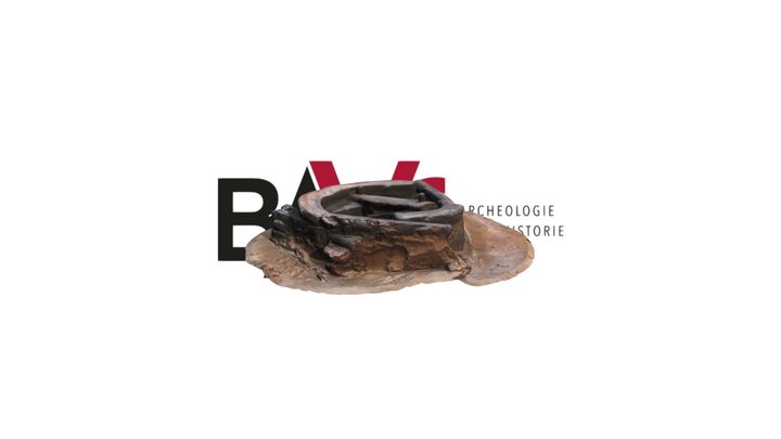 Een wagenwiel van vijf segmenten 3D Model