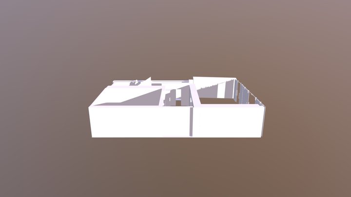 house (no floor) 3D Model