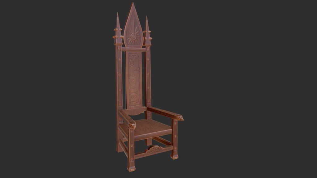 Wizard's Chair - 3D model by CeliaHogan [21df967] - Sketchfab