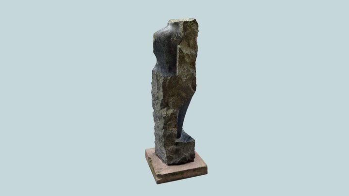 Teinbewachsene Torsi - Roten Straße Left 3D Model
