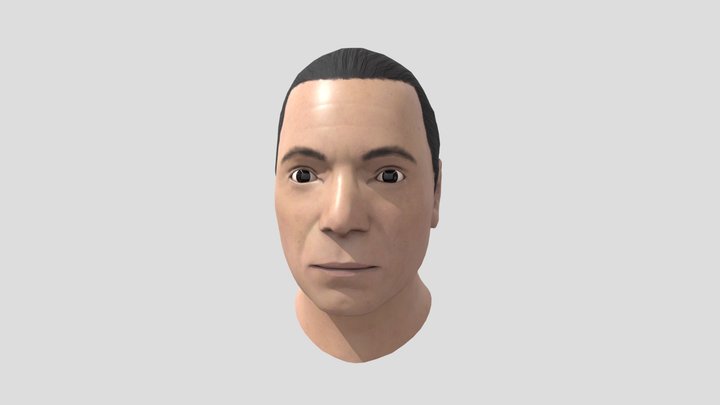 AGC: Gregory Cruz Likeness Bust(w/o facial hair) 3D Model