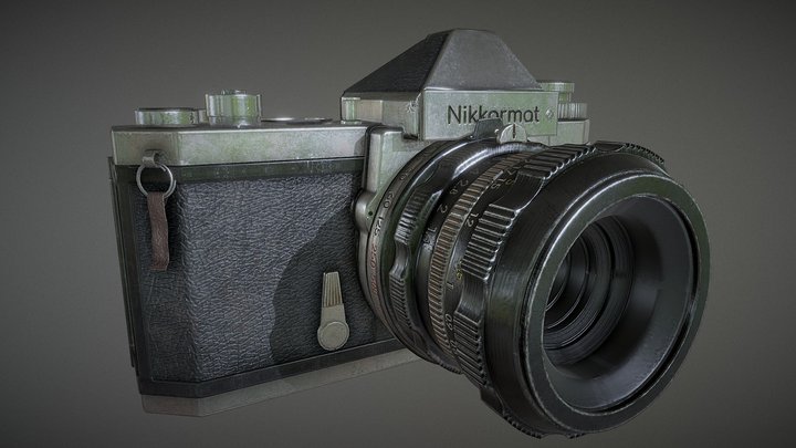 Nikon F 3D Model