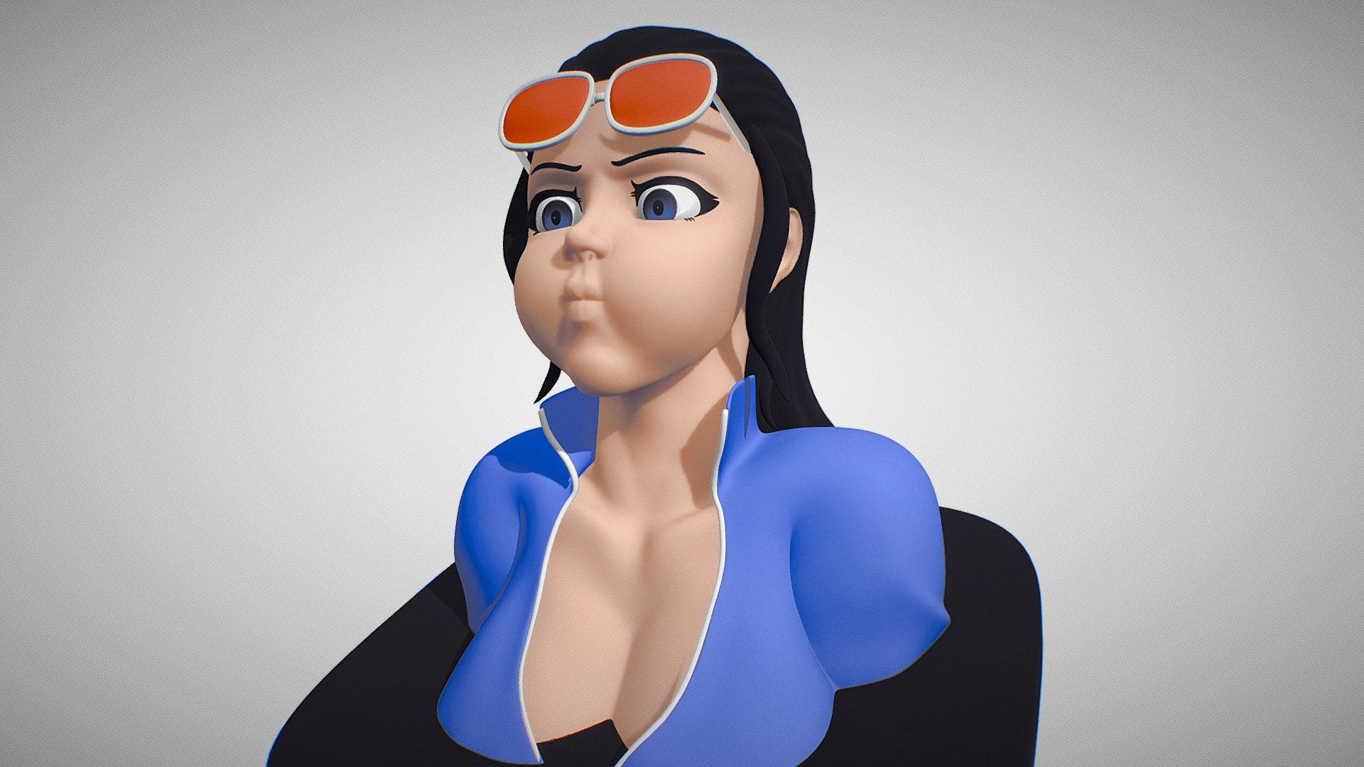 Robin Random Face - One Piece FanArt - 3D model by Antonio MG [21e39c8] -  Sketchfab