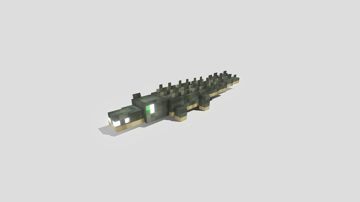 Crocodile - minecraft 3D Model